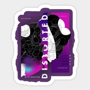 Distorted Sticker